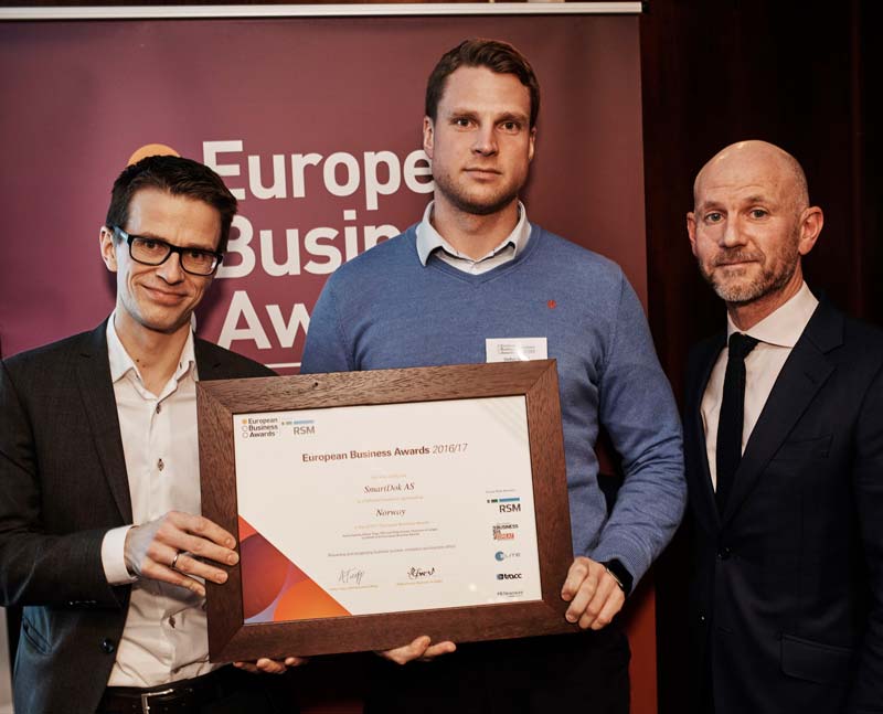 SmartDok vunnit RSM European Business Awards för andra året i rad.